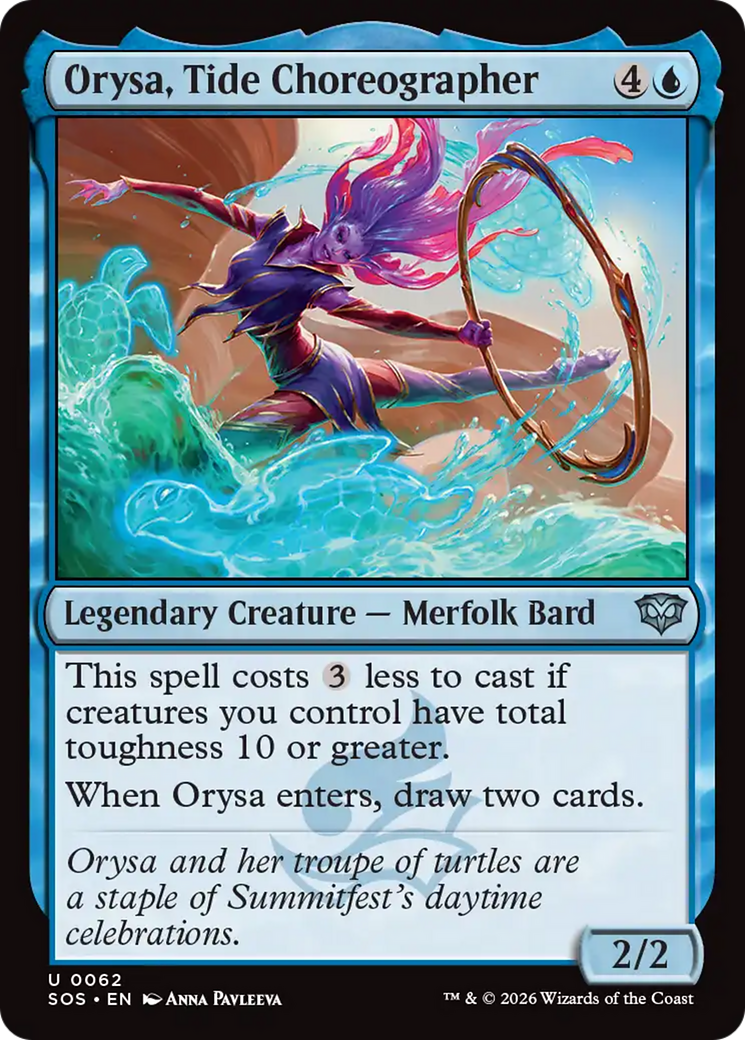 Orysa, Tide Choreographer