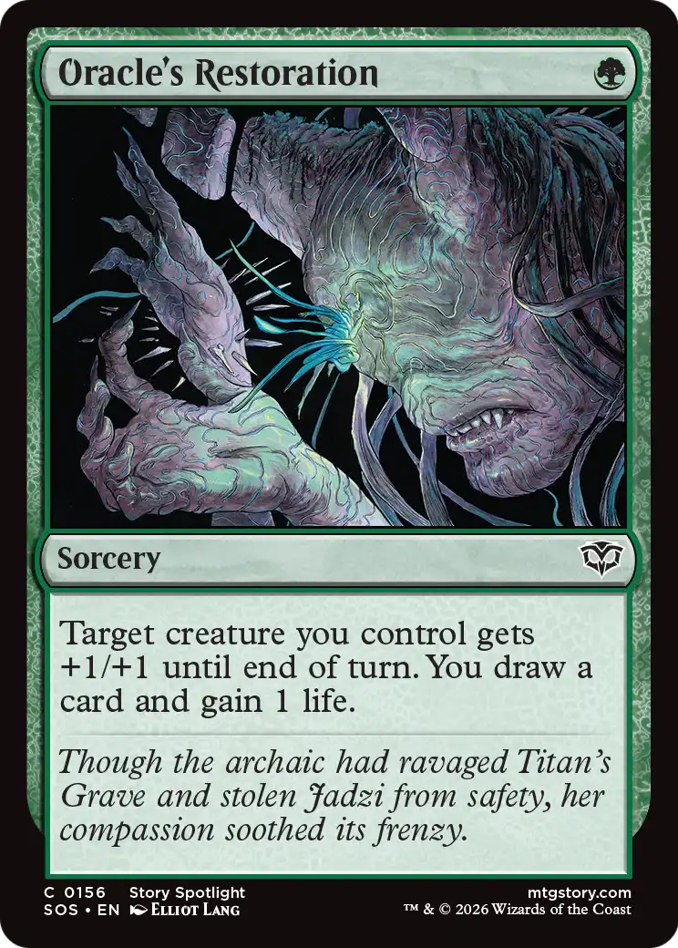 Oracle's Restoration