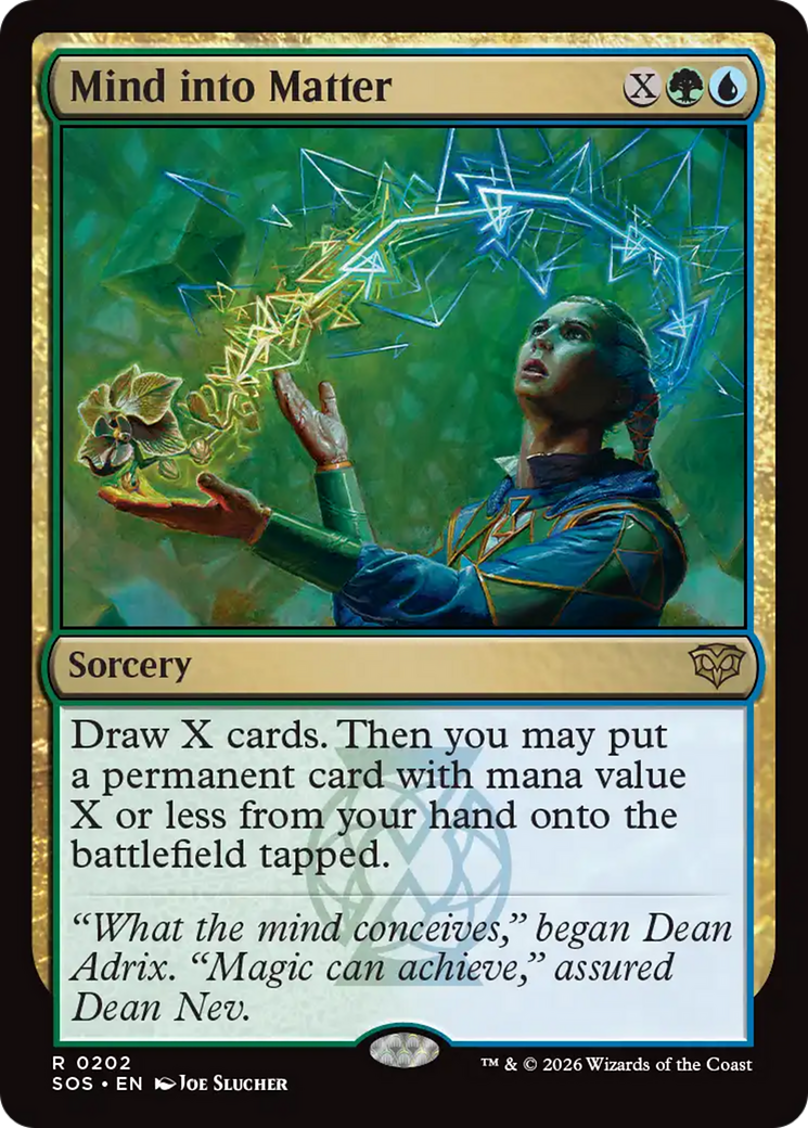 Mind into Matter
