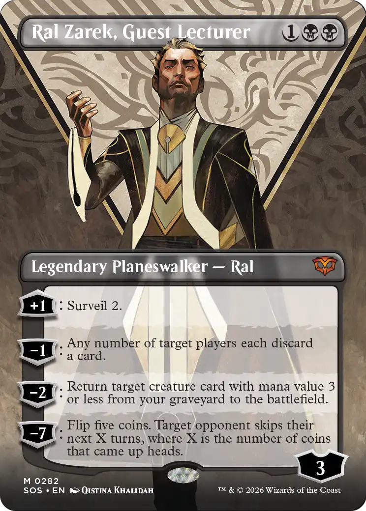 Ral Zarek, Guest Lecturer