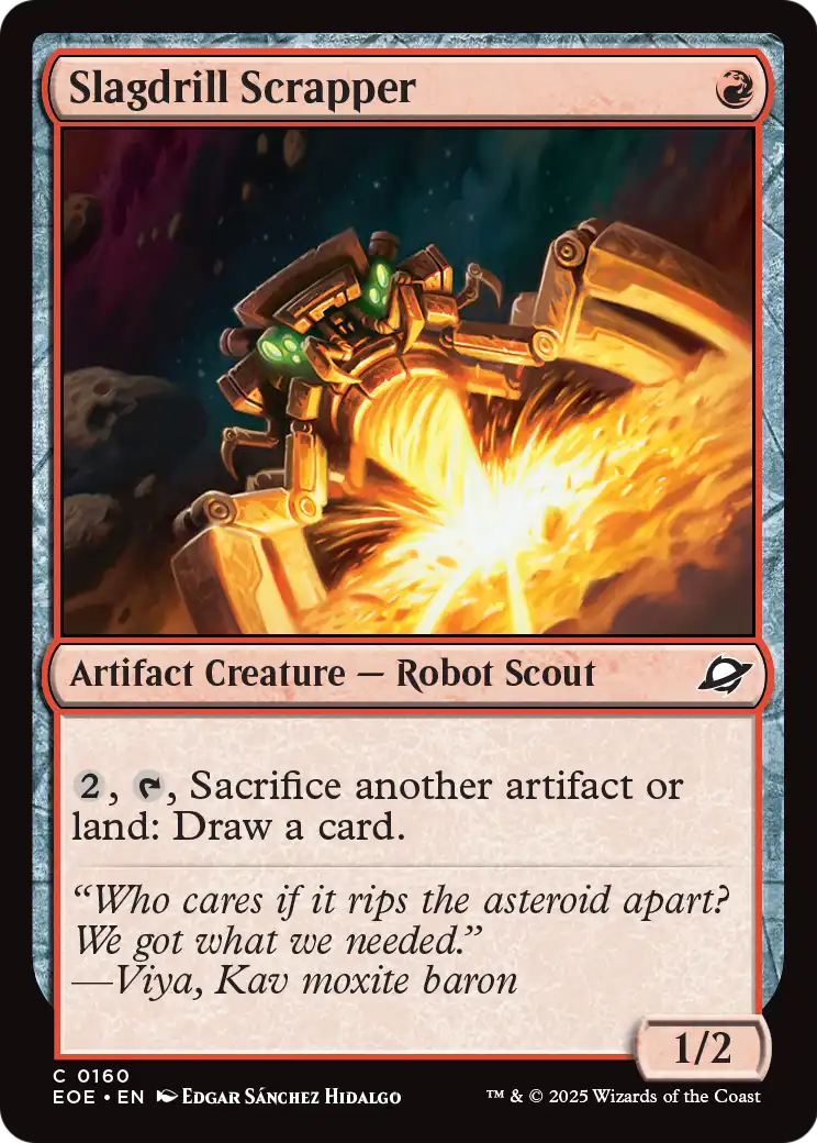 Slagdrill Scrapper