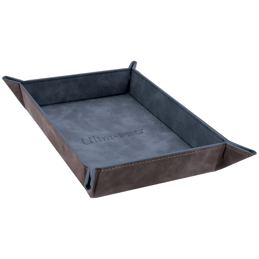 Foldable Dice Rolling Trays - Sapphire Suede