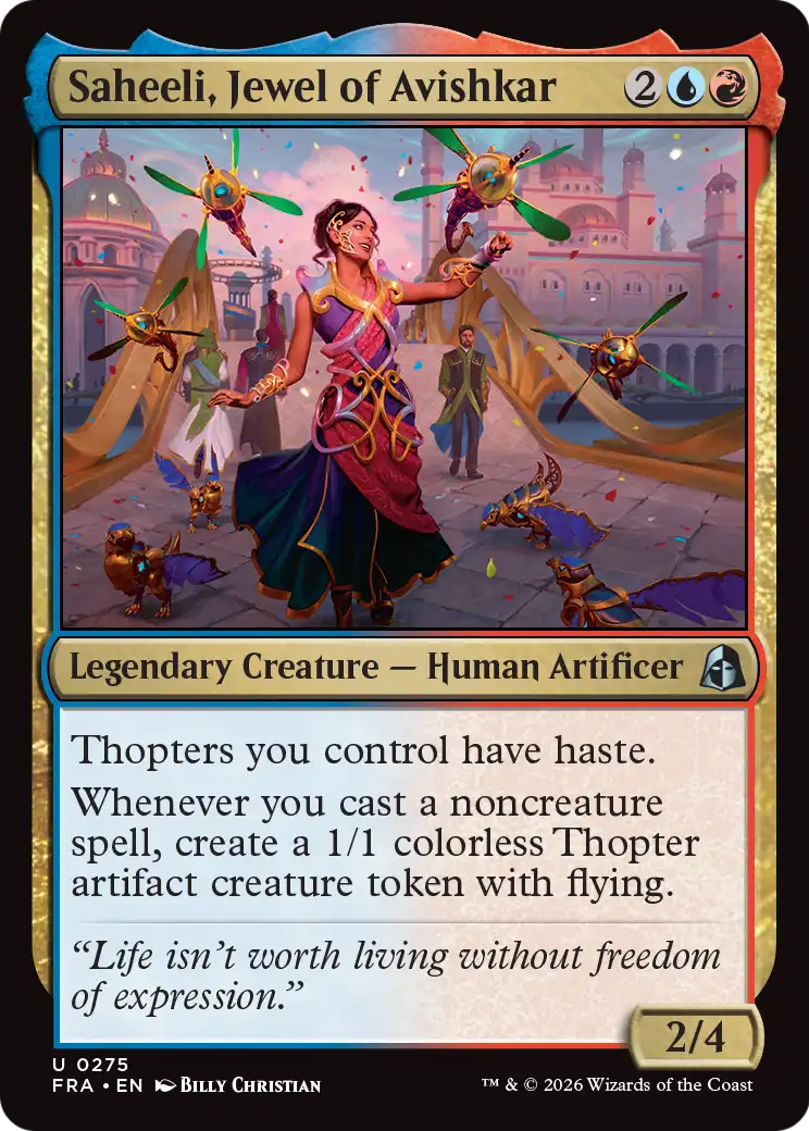 Saheeli, Jewel of Avishkar