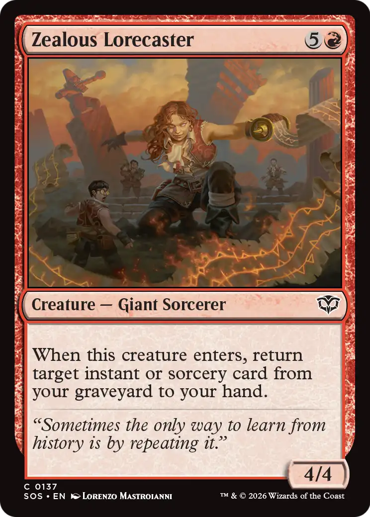 Zealous Lorecaster