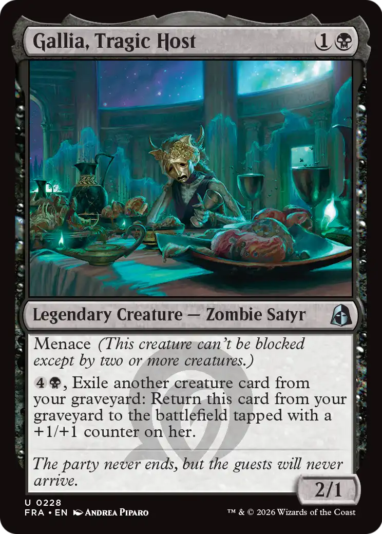Gallia, Tragic Host