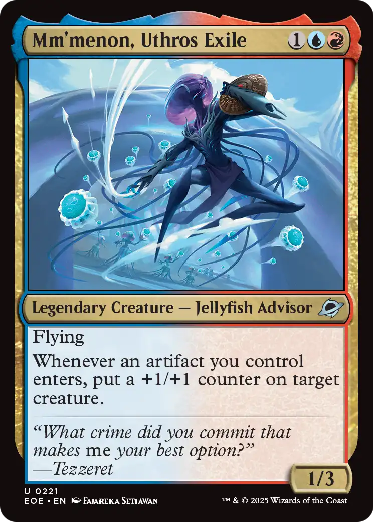 Mm'menon, Uthros Exile