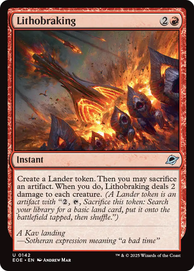 Lithobraking