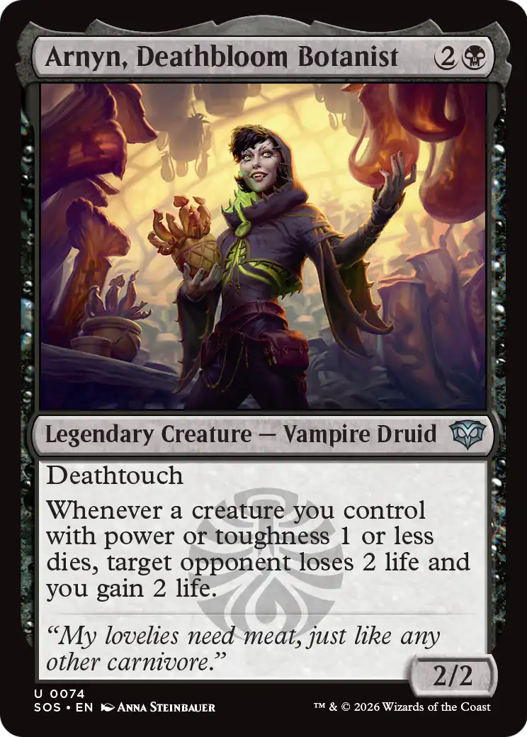 Arnyn, Deathbloom Botanist