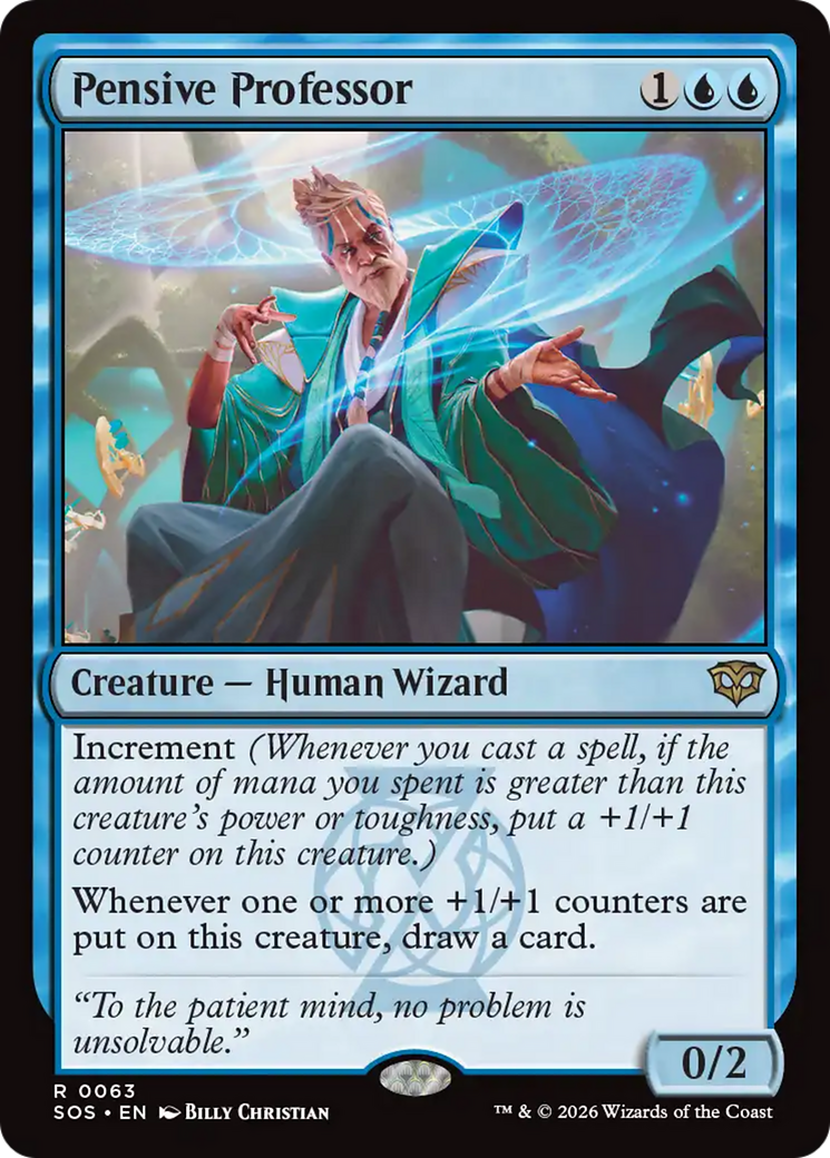 Pensive Professor
