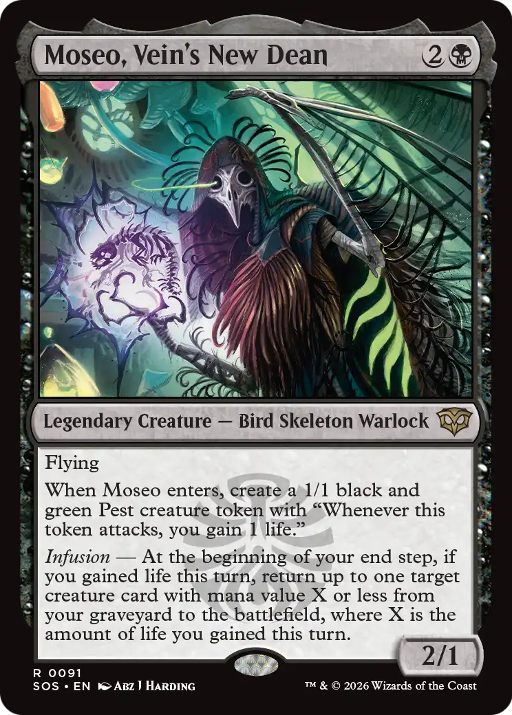 Moseo, Vein's New Dean