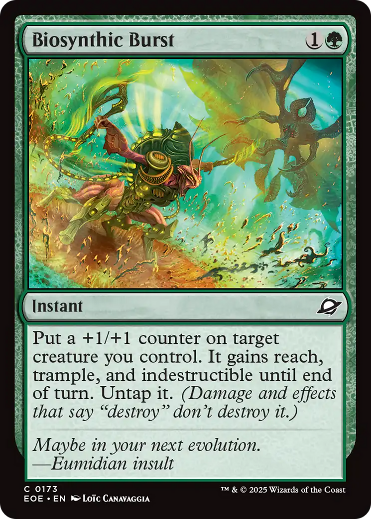 Biosynthic Burst