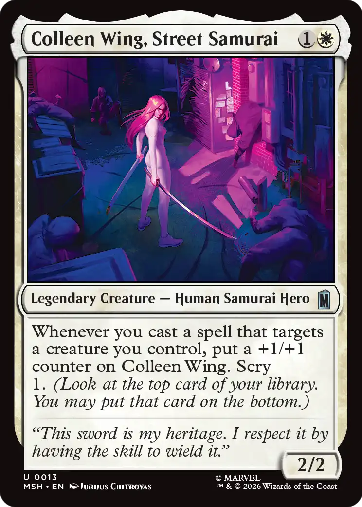Colleen Wing, Street Samurai