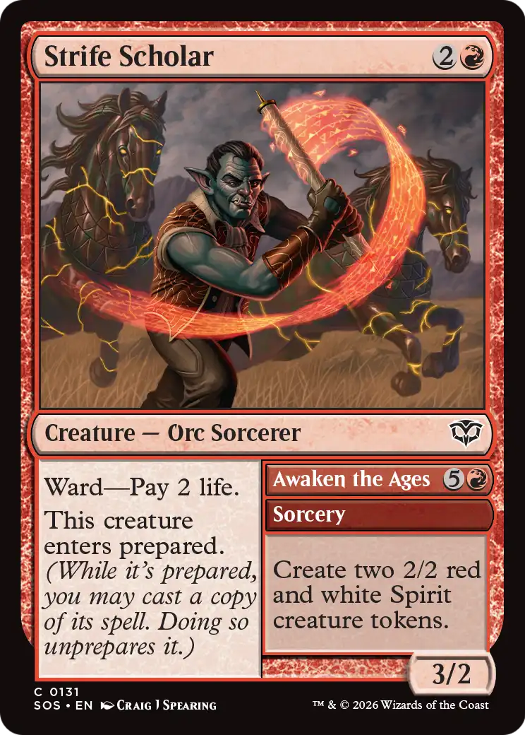 Strife Scholar // Awaken the Ages