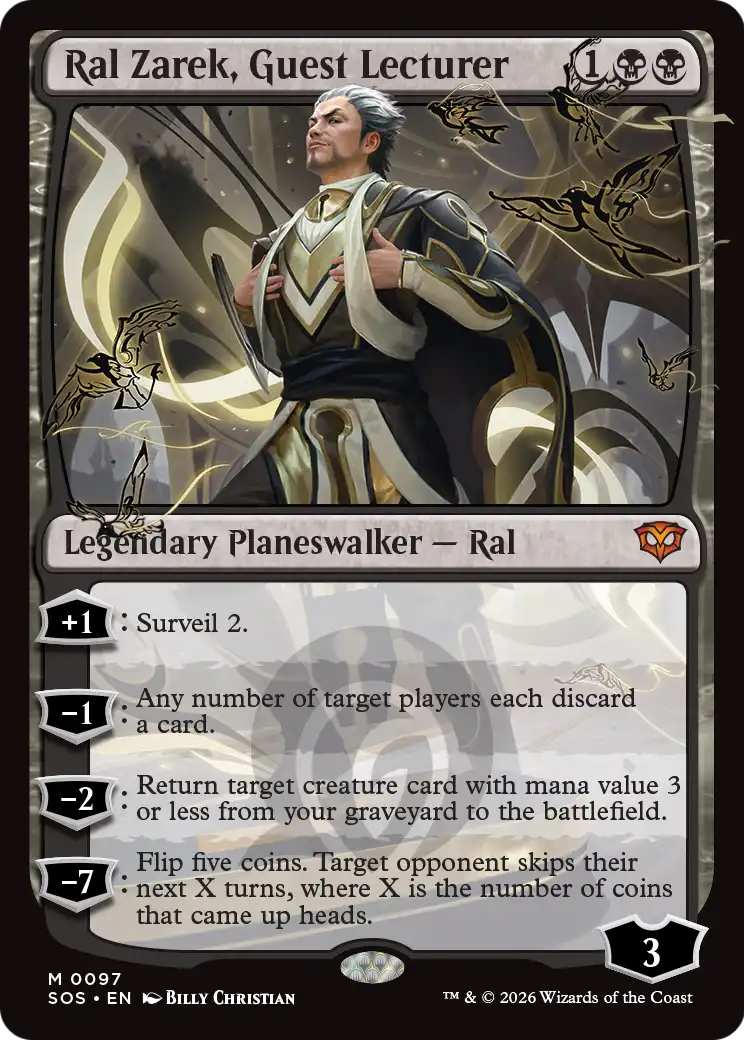 Ral Zarek, Guest Lecturer