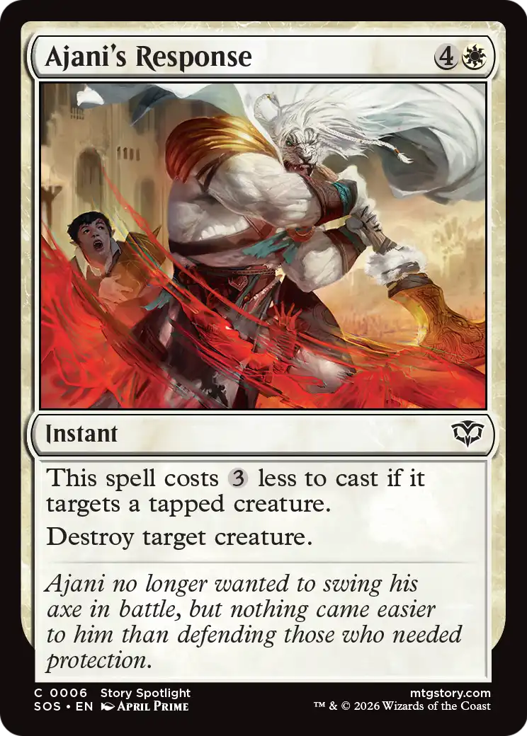 Ajani's Response