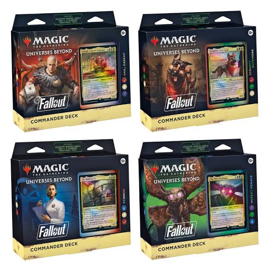 MTG Fallout - Commander Decks Display (4)