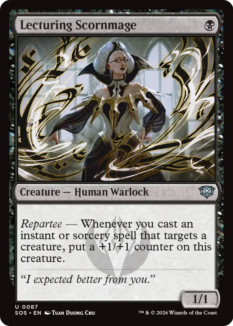 Lecturing Scornmage
