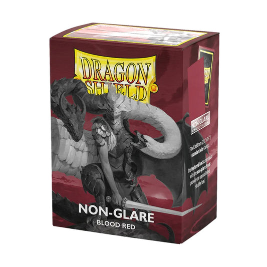 Dragon Shield Matte Non-Glare Sleeves - Blood Red