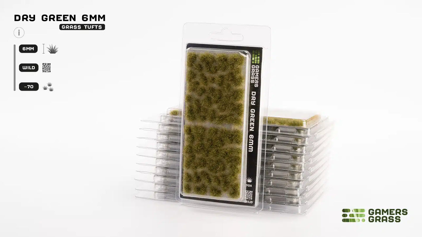 Gamers Grass Dry Green 6mm Wild