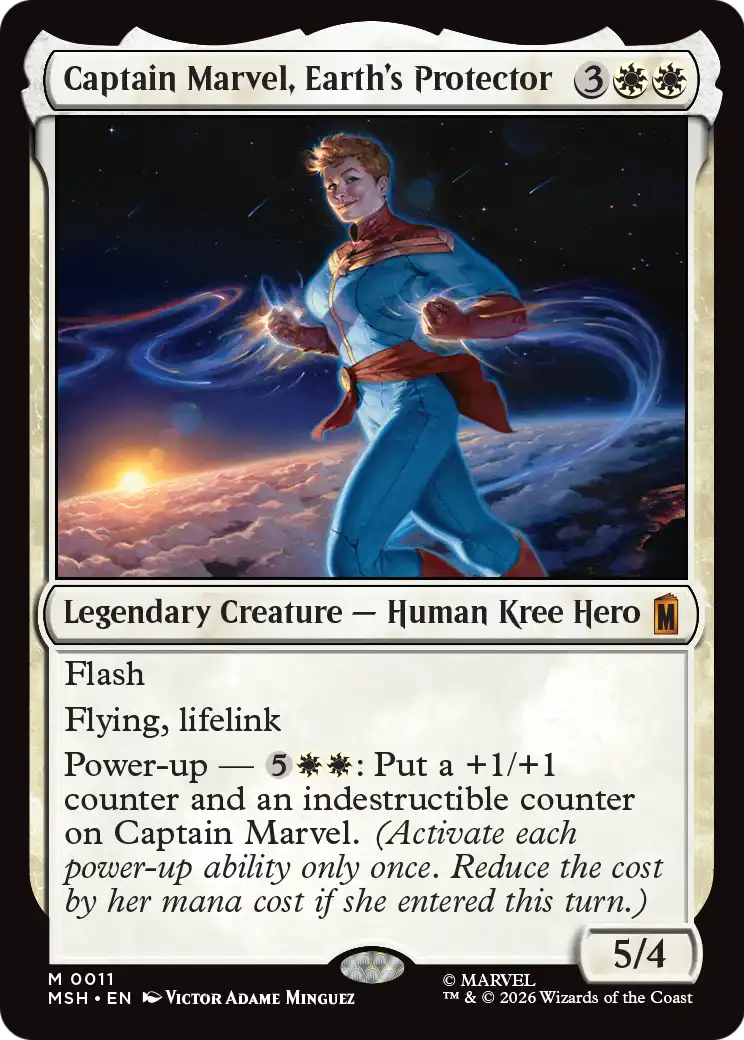 Captain Marvel, Earth's Protector