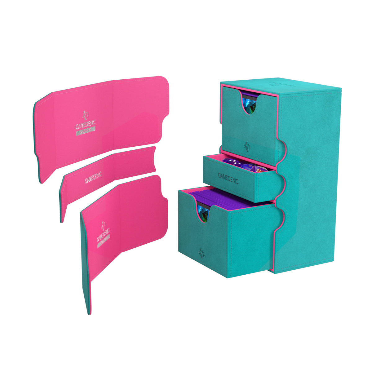 Gamegenic Stronghold 200+ XL Teal/Pink