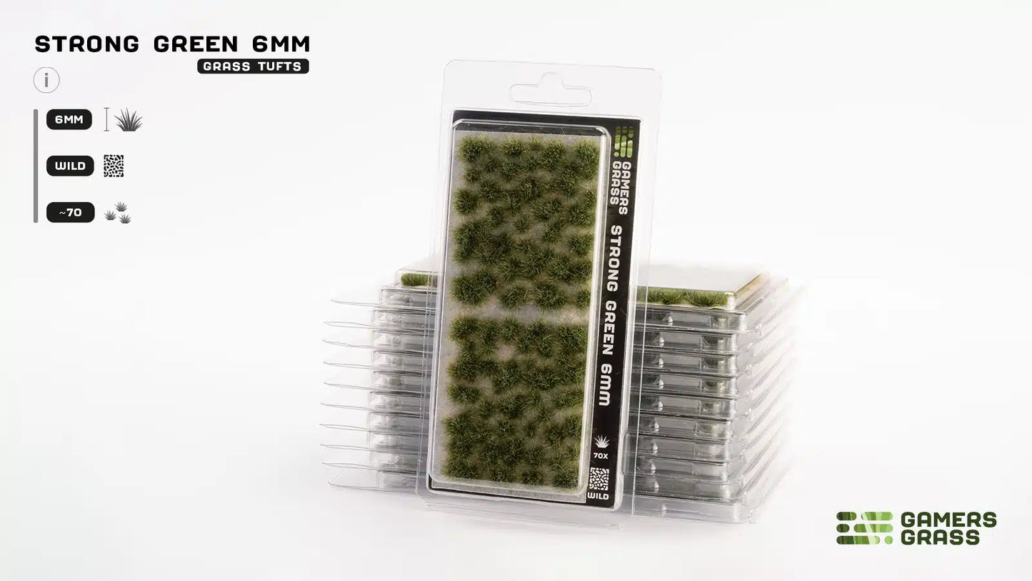 Gamers Grass Strong Green 6mm Wild