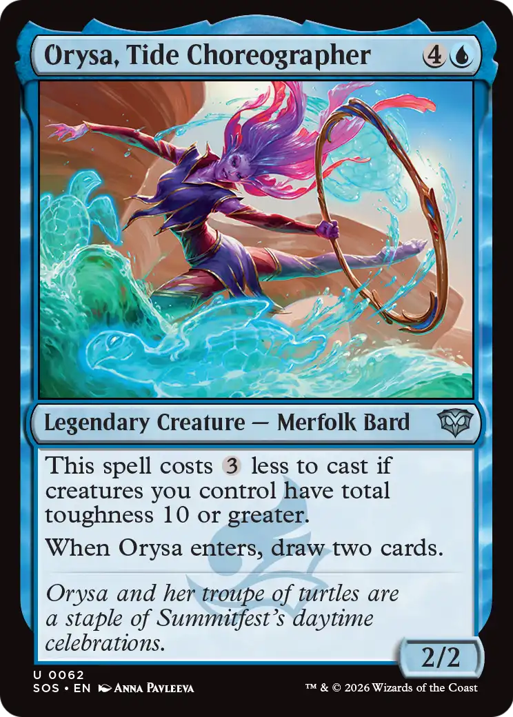 Orysa, Tide Choreographer
