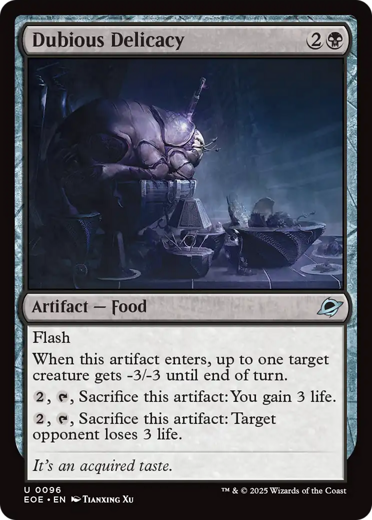 Dubious Delicacy