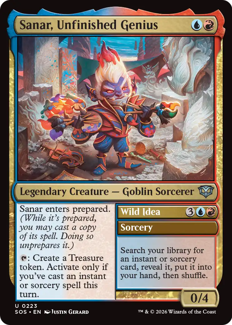 Sanar, Unfinished Genius // Wild Idea