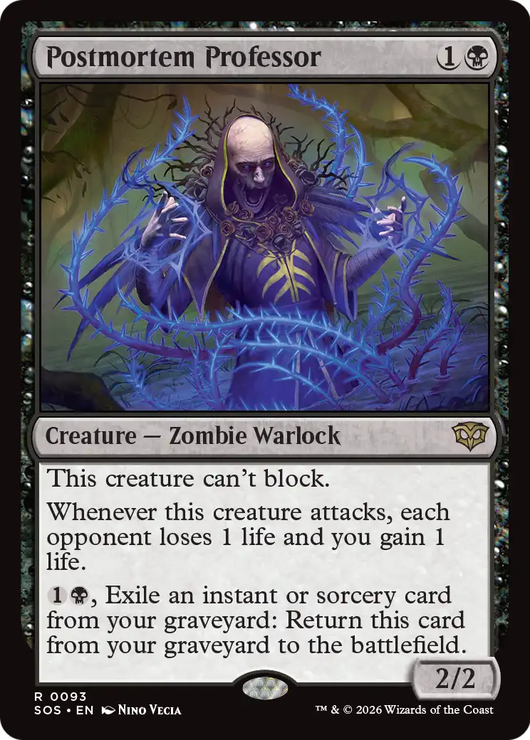Postmortem Professor