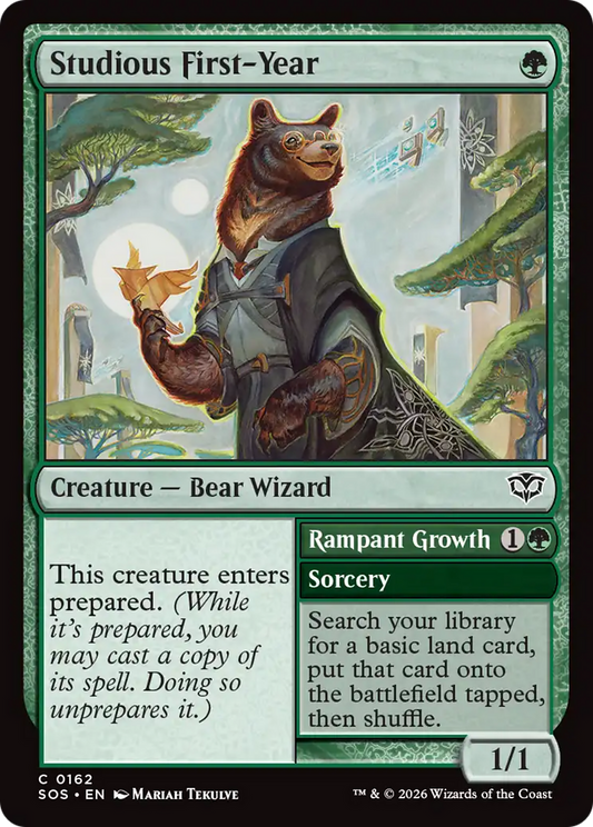 Studious First-Year // Rampant Growth