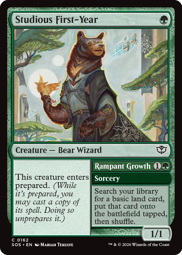 Studious First-Year // Rampant Growth