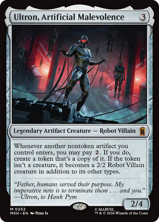 Ultron, Artificial Malevolence