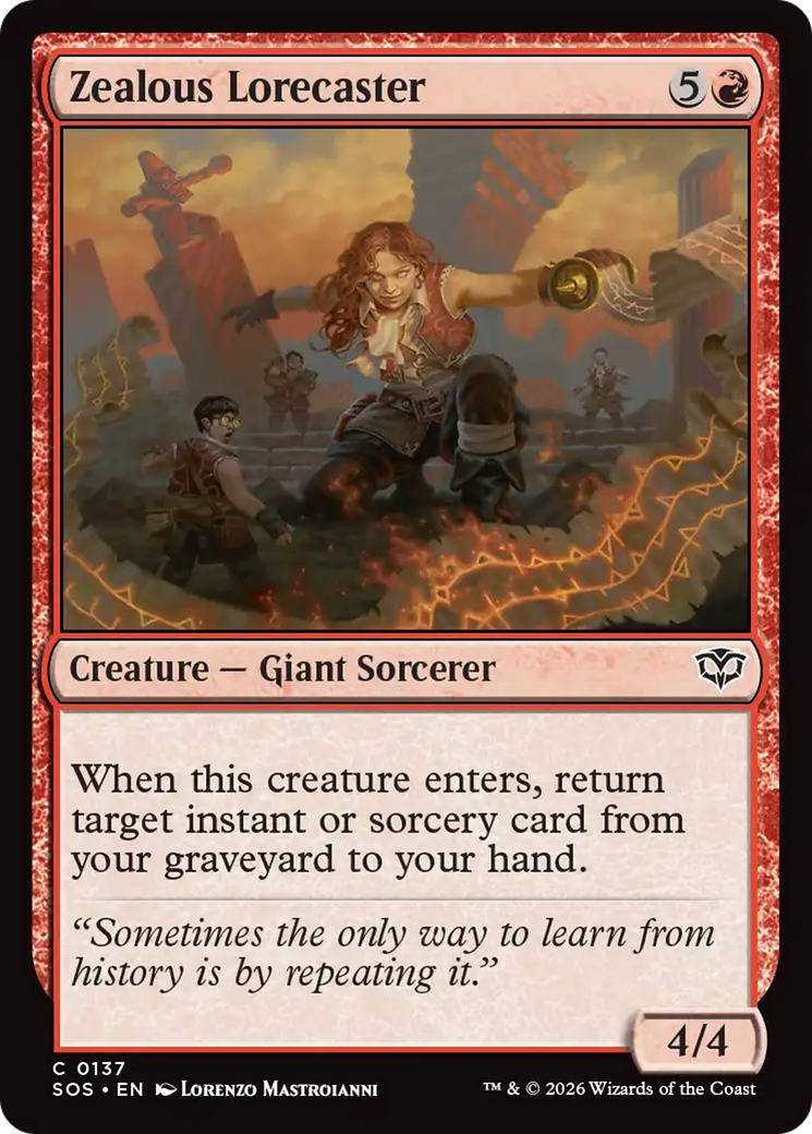 Zealous Lorecaster