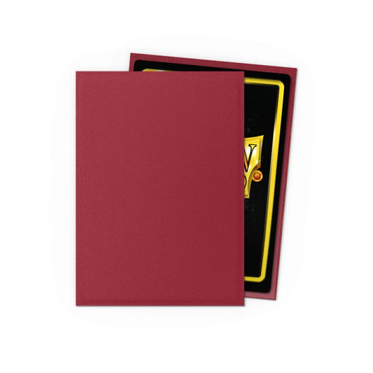 Dragon Shield Matte Non-Glare Sleeves - Blood Red
