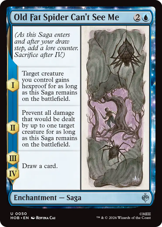 Old Fat Spider Can't See Me