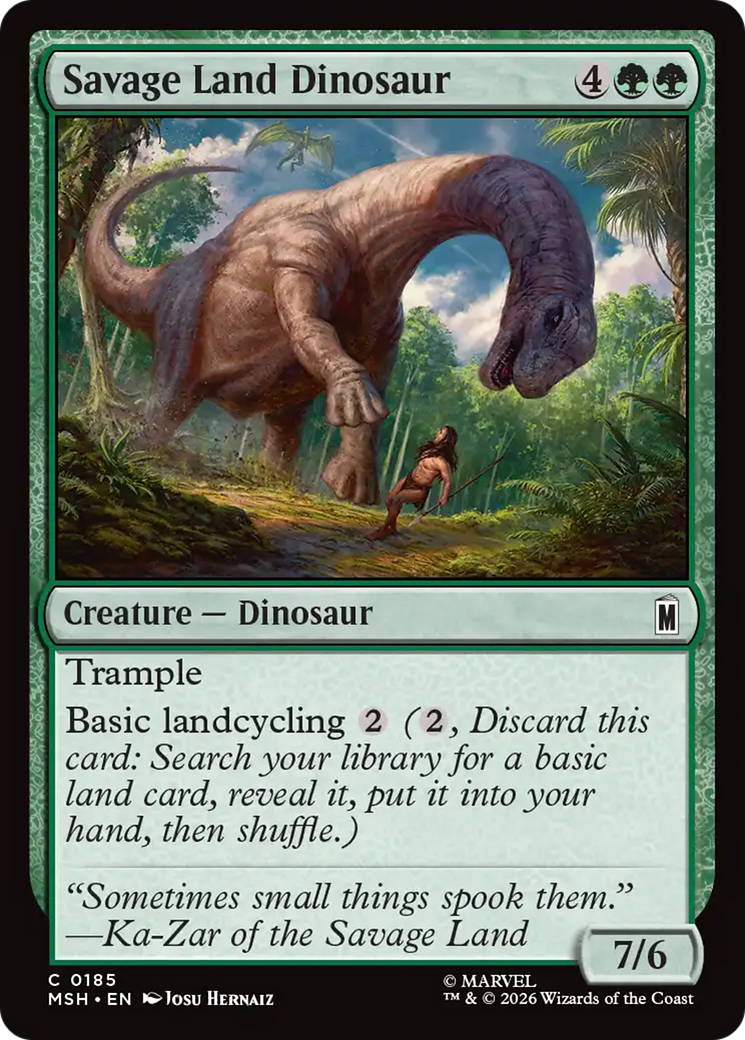 Savage Land Dinosaur