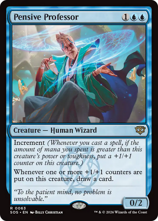Pensive Professor