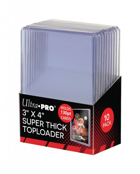 Ultra Pro Toploader 3x4 - Clear 10pk