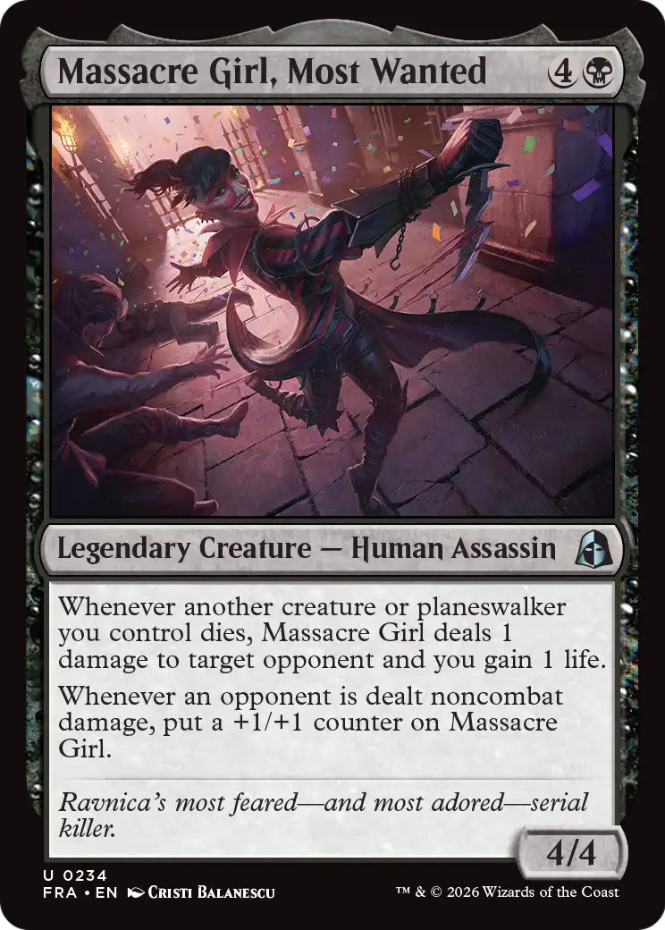 Massacre Girl, Most Wanted
