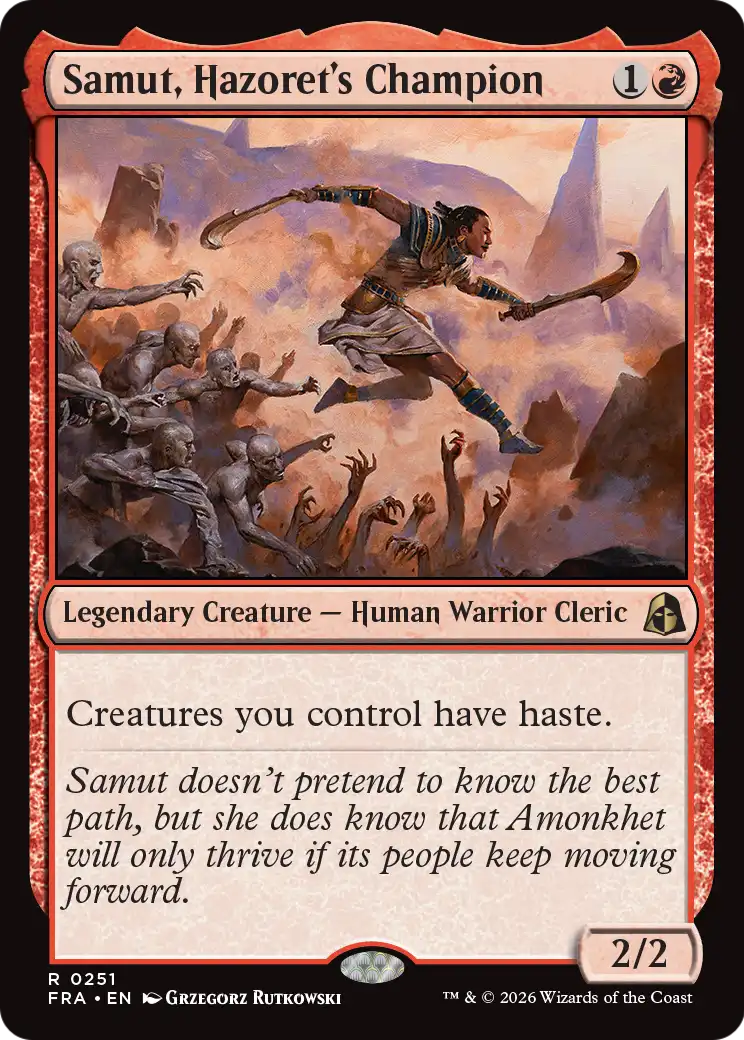 Samut, Hazoret's Champion