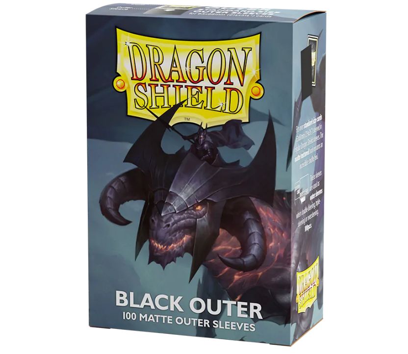 Dragon Shield Matte Outer Sleeves - Black