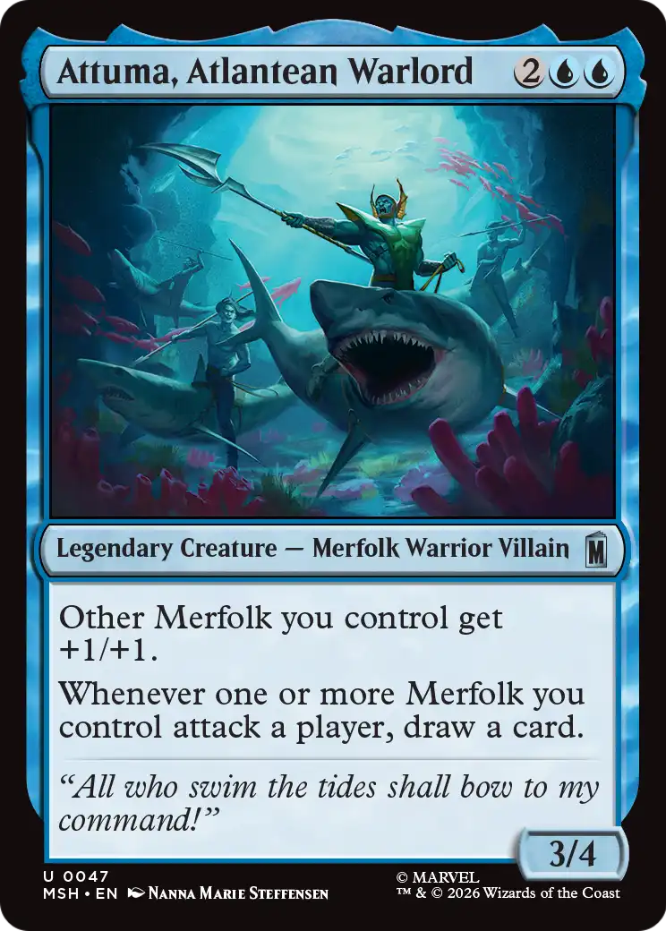 Attuma, Atlantean Warlord