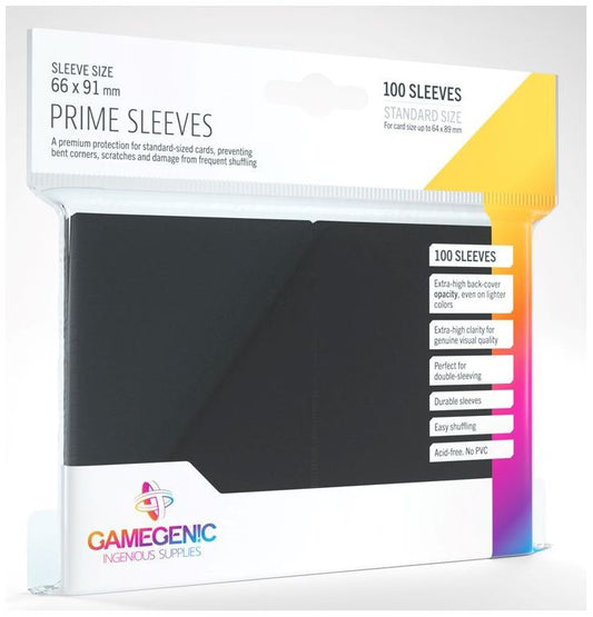 Gamegenic Prime Card Sleeves - Black
