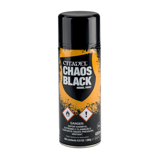 62-02 Citadel Spray Paint: Chaos Black