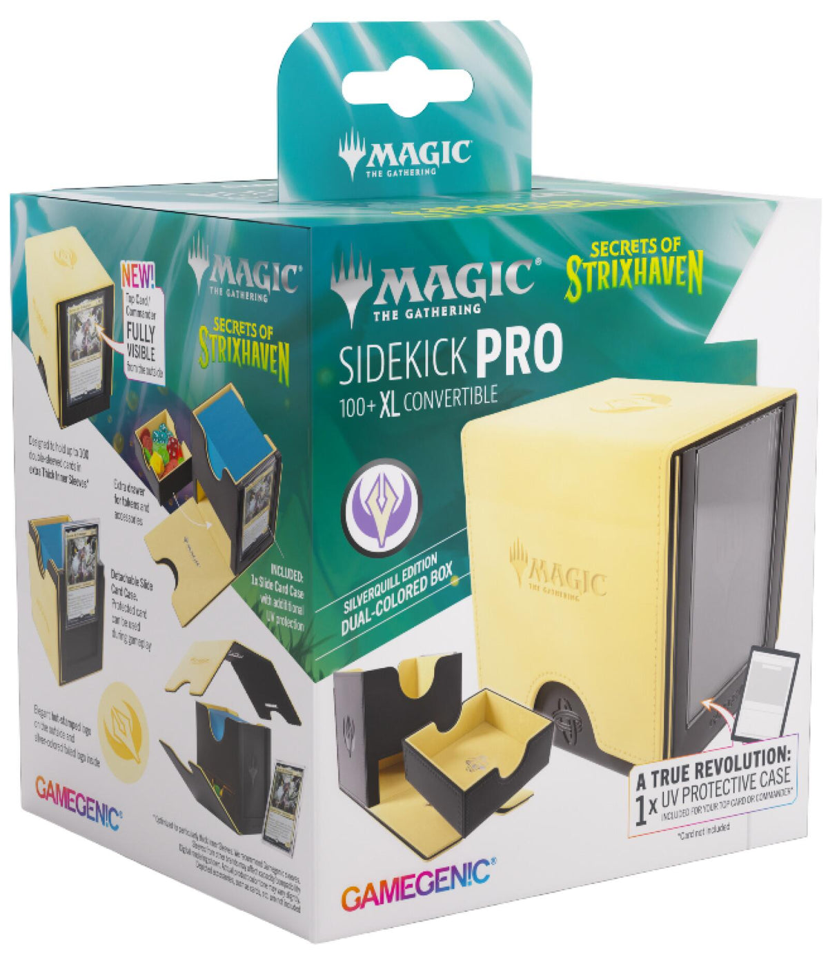 Gamegenic MTG Secrets of Strixhaven - Sidekick PRO 100+ XL - Silverquill