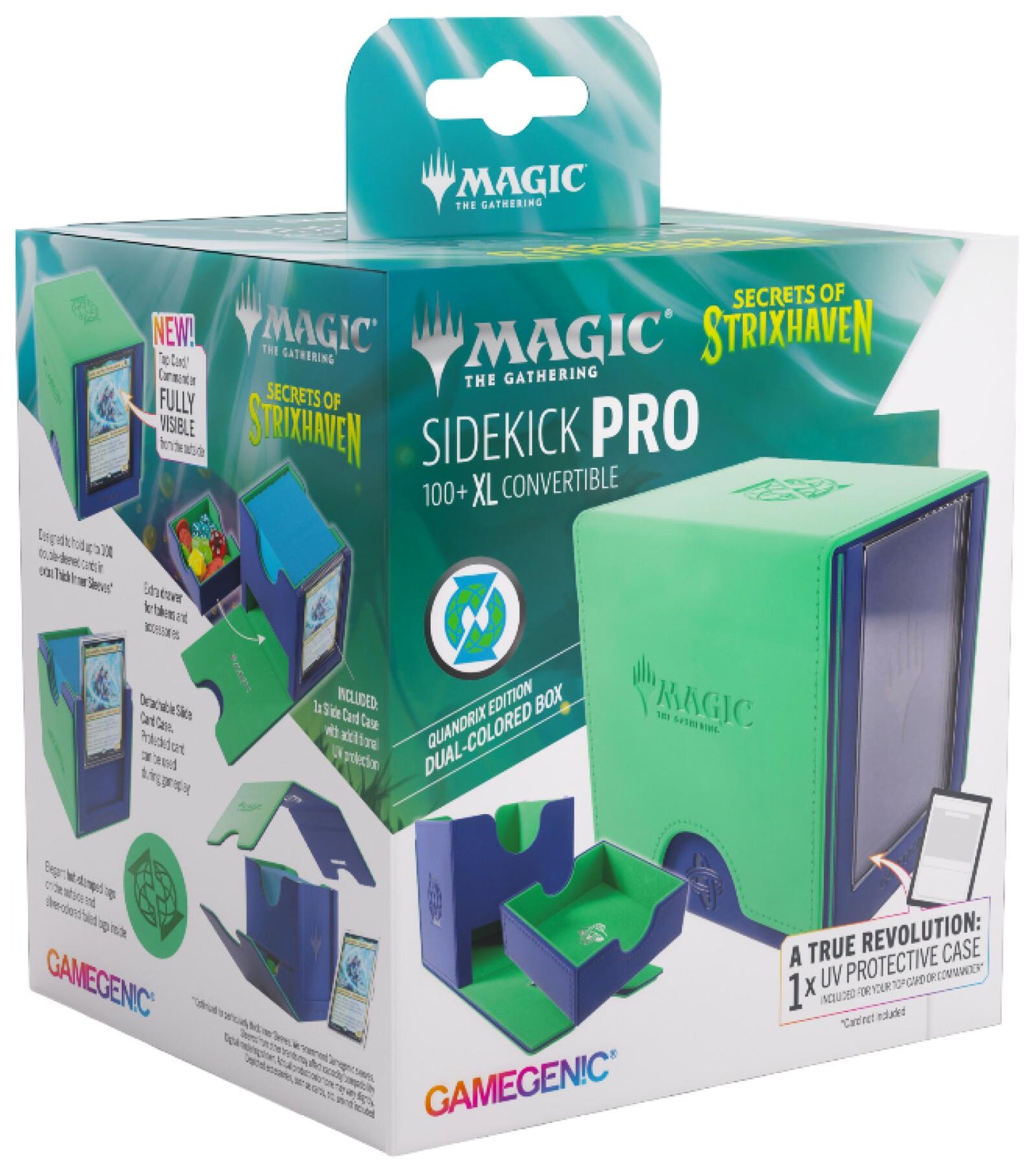 Gamegenic MTG Secrets of Strixhaven - Sidekick PRO 100+ XL - Quandrix